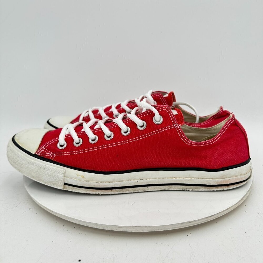 Converse Chuck Taylor All Star Ox Men Size 12 X9696 Red White Training Shoes